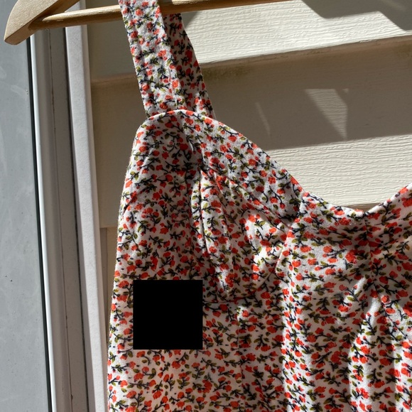 Anthropologie pins & needles floral crop top - Picture 2 of 6